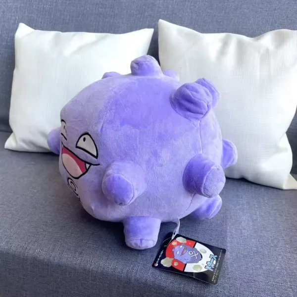 30cm New Pokemon Koffing Plush Toy TAKARA TOMY Cartoon Anime Koffing Stuffed Doll Ekans Arbok Lucario Pillow Kids Christmas Gift - Image 4