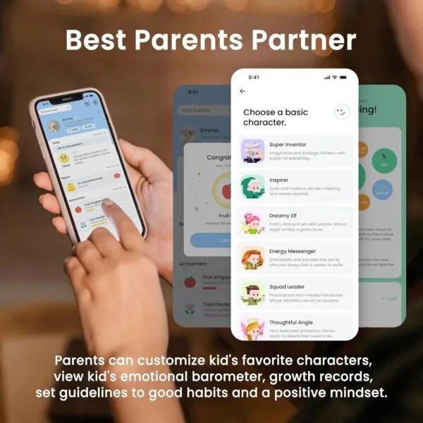 Interactive AI Toy,Bring Fun Learning Companionship to Kids,AI Companion Toy,Wearable to Any Plush Toy,Birthday Gift for Kids - Image 3